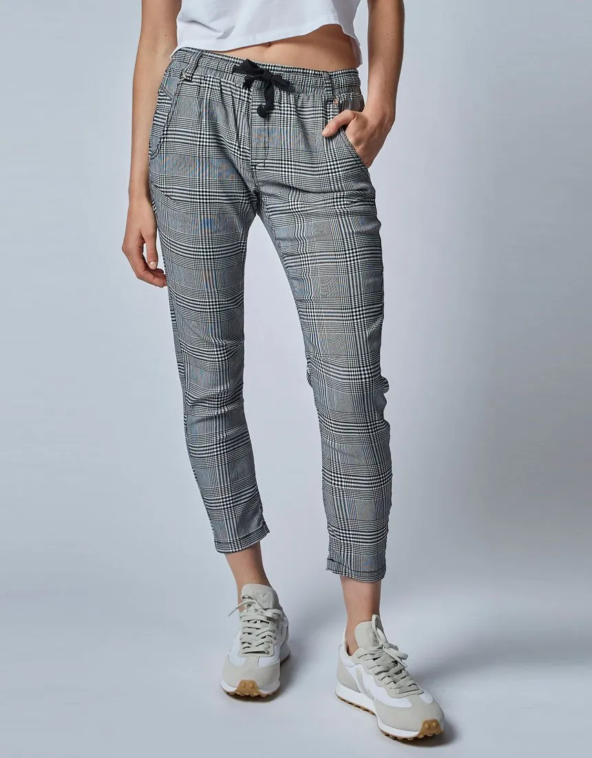 Active Mono Check Jeans