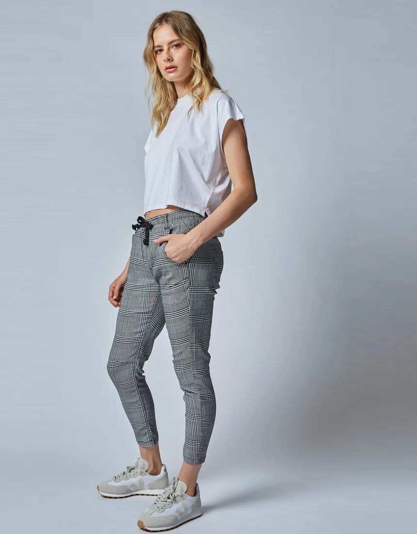 Active Mono Check Jeans