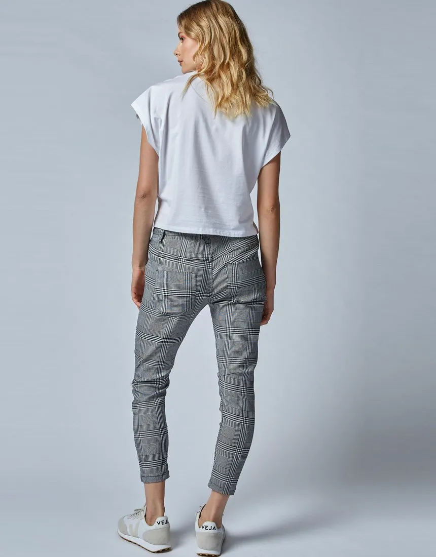 Active Mono Check Jeans