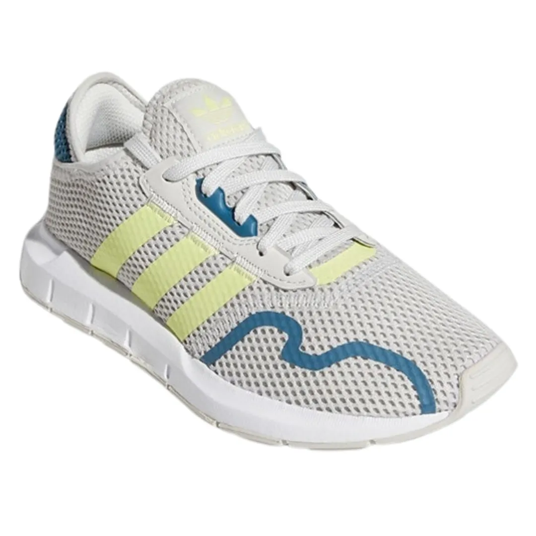 Adidas - Kid's Originals Swift Run X 'Grey Yellow Orbit Indigo' - Grey Yellow Orbit Indigo