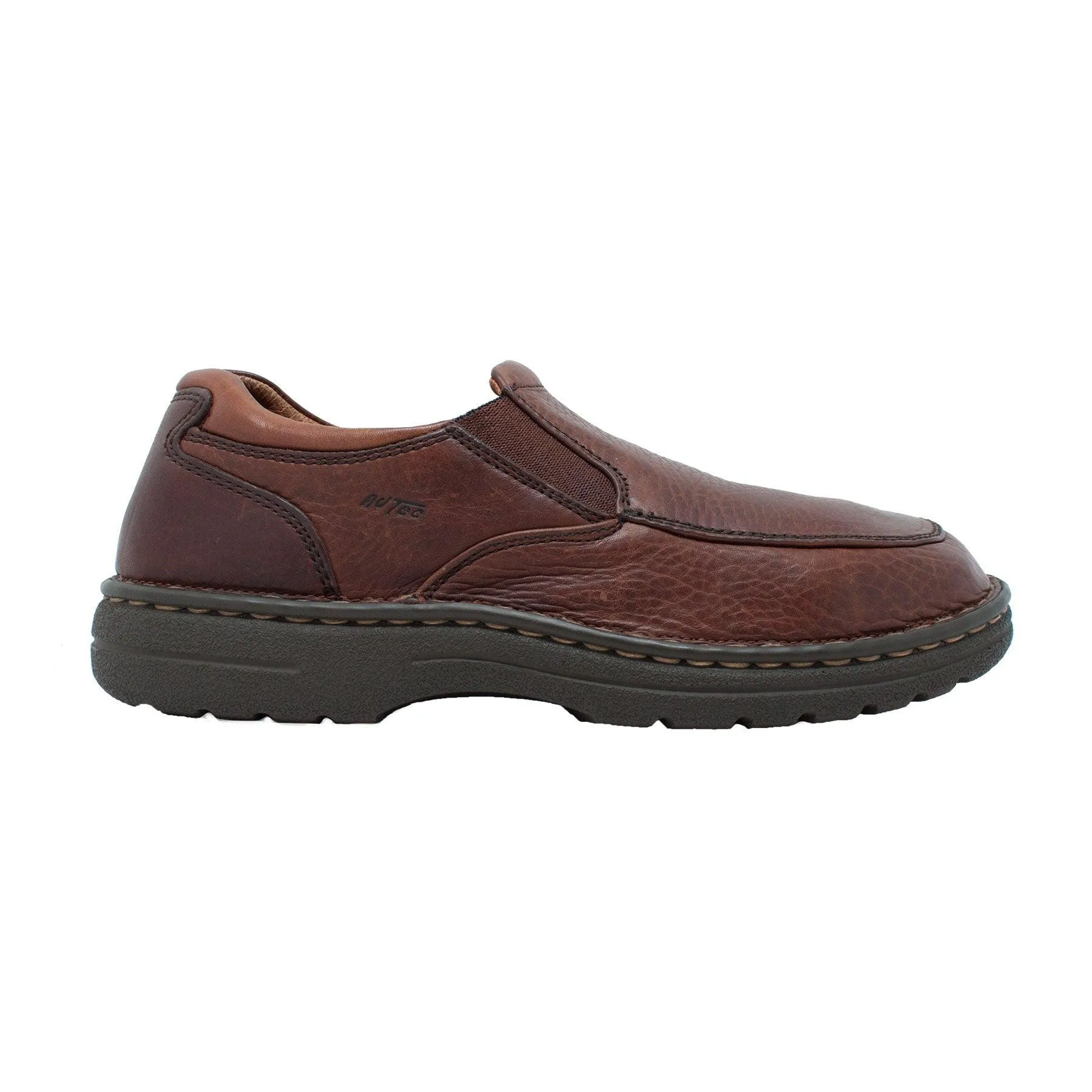 AdTec Mens Slip-Moc Comfort Gold Chestnut
