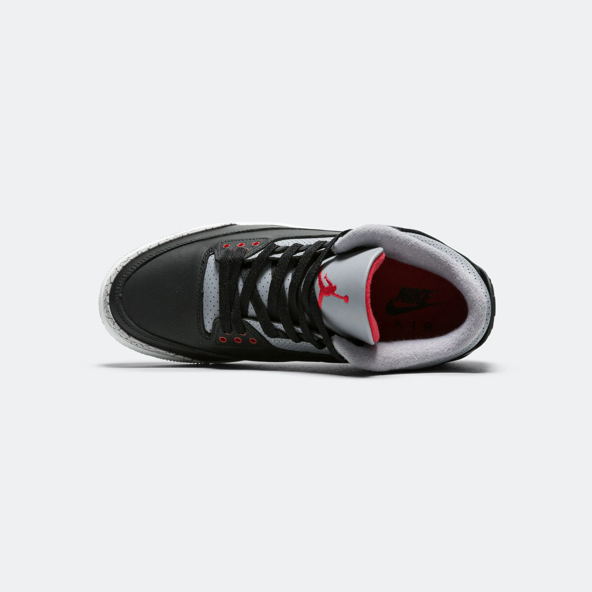 Air Jordan 3 Retro - Black/Fire Red-Cement Grey-Summit White