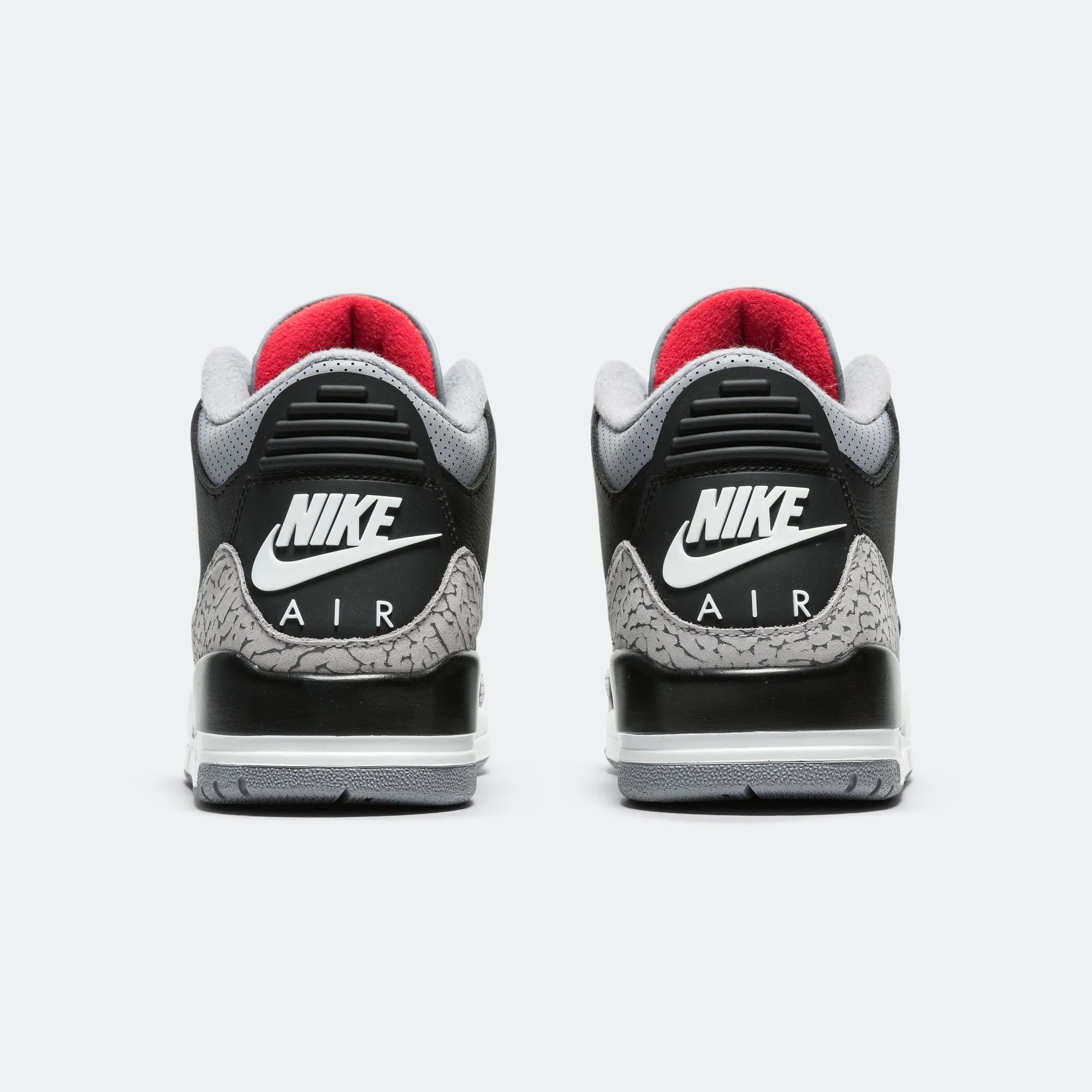 Air Jordan 3 Retro - Black/Fire Red-Cement Grey-Summit White