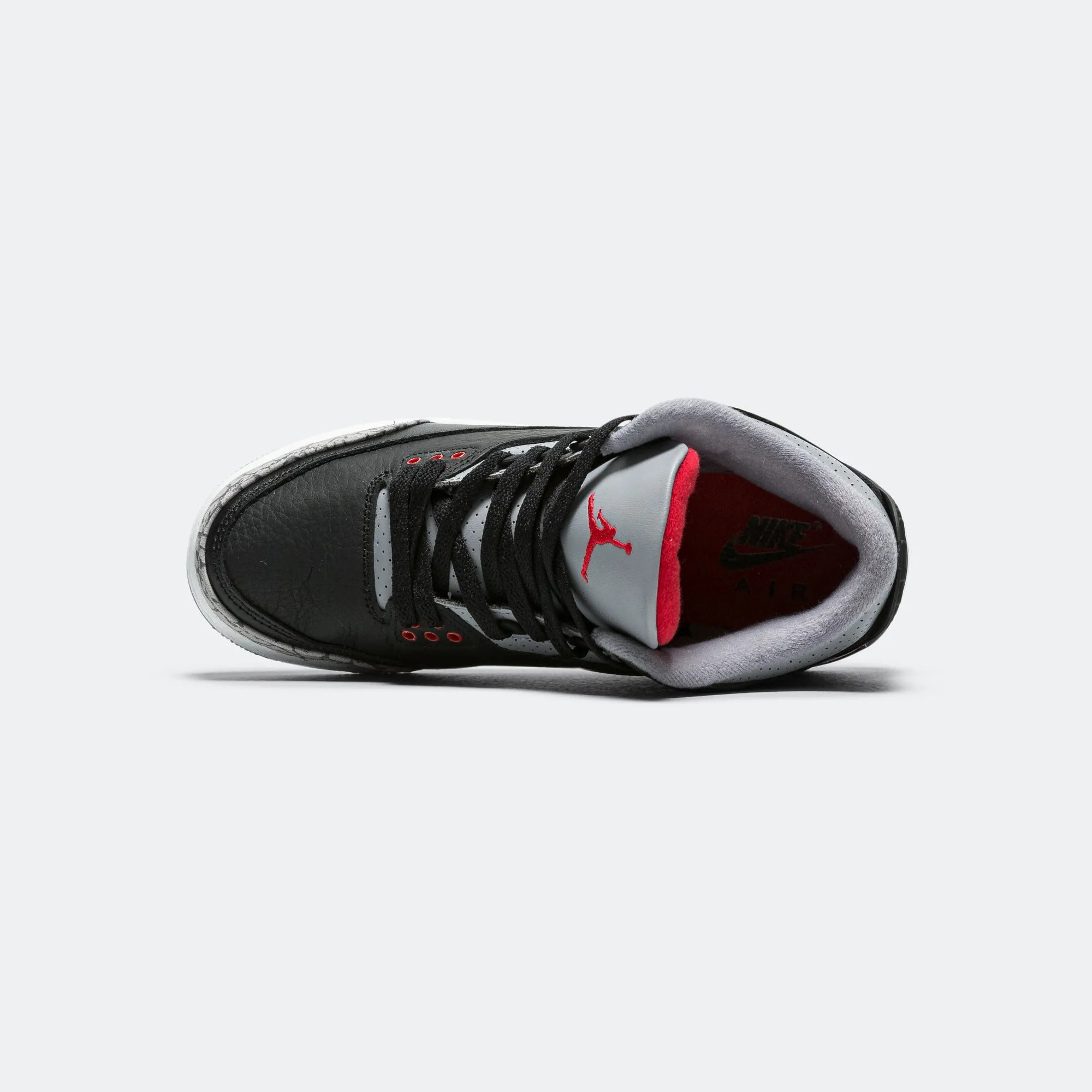 Air Jordan 3 Retro (GS) - Black/Fire Red-Cement Grey-Summit White
