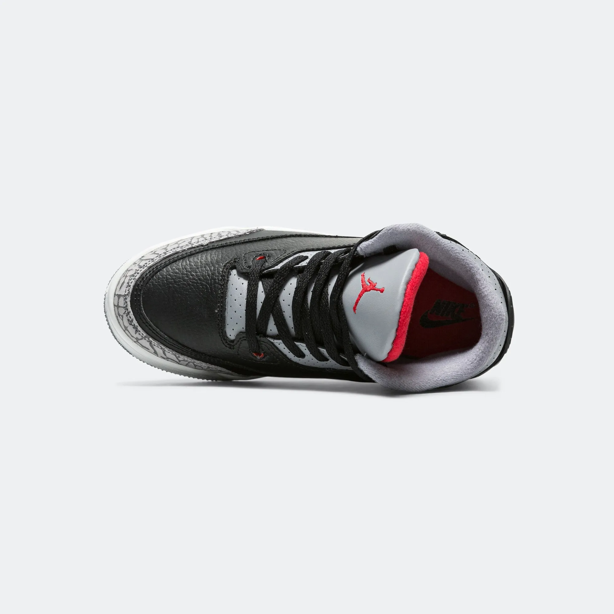 Air Jordan 3 Retro (PS) - Black/Fire Red-Cement Grey-Summit White