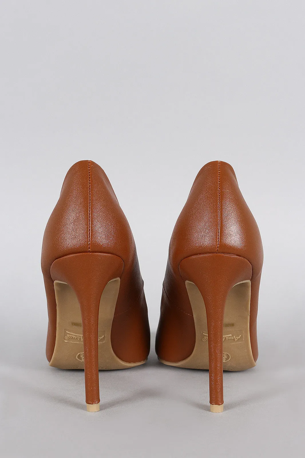 Anne Michelle Plain And Simple Pointy Toe Stiletto Pump