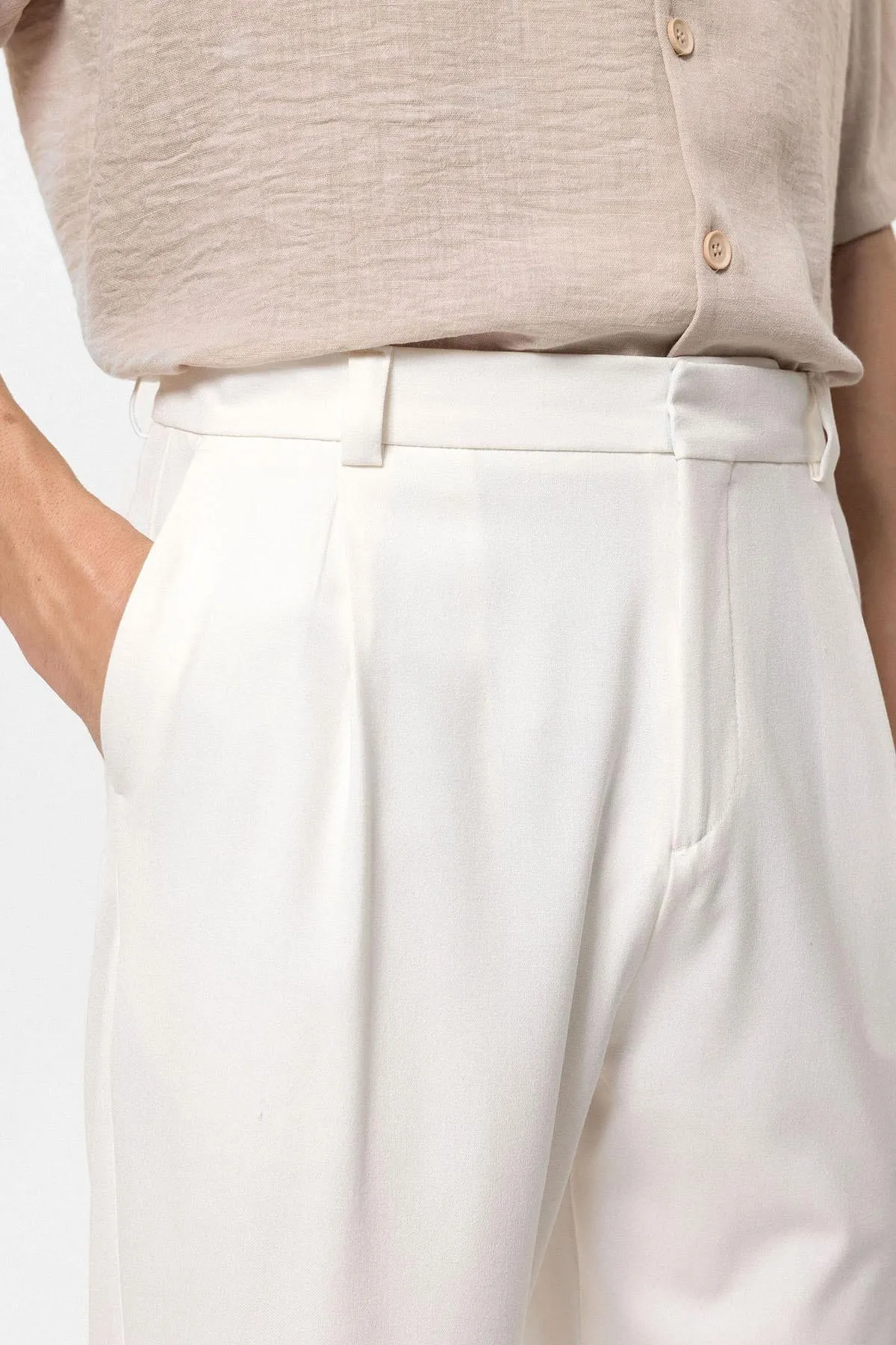 ANT High Waist Baggy Men's Trousers - Glyfáda