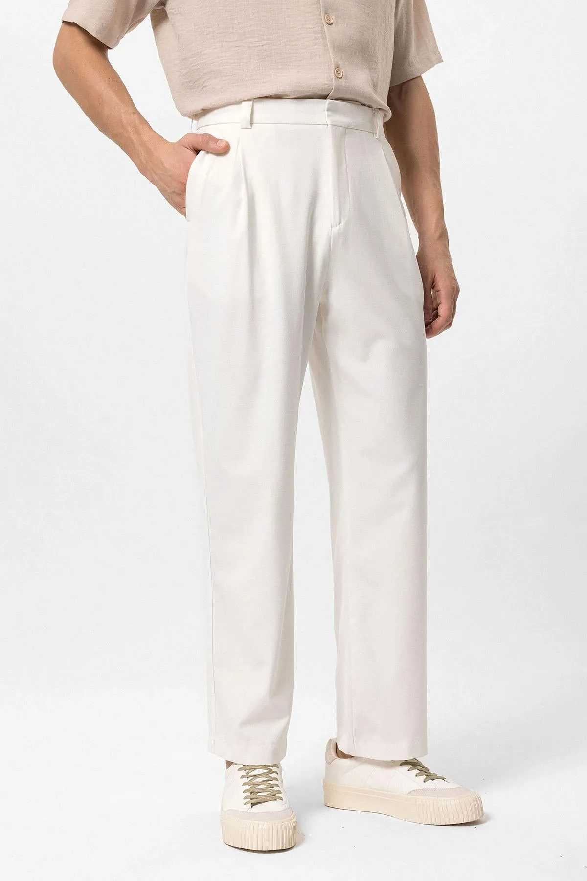 ANT High Waist Baggy Men's Trousers - Glyfáda