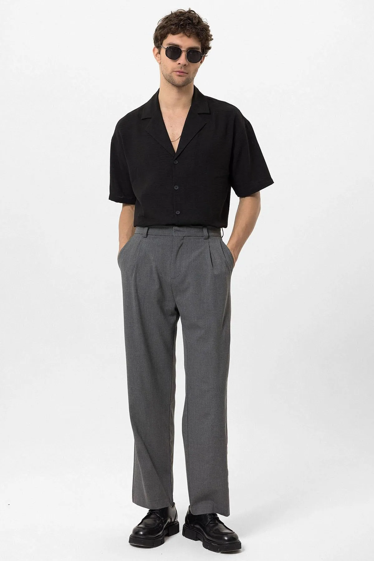ANT High Waist Baggy Men's Trousers - Vannes