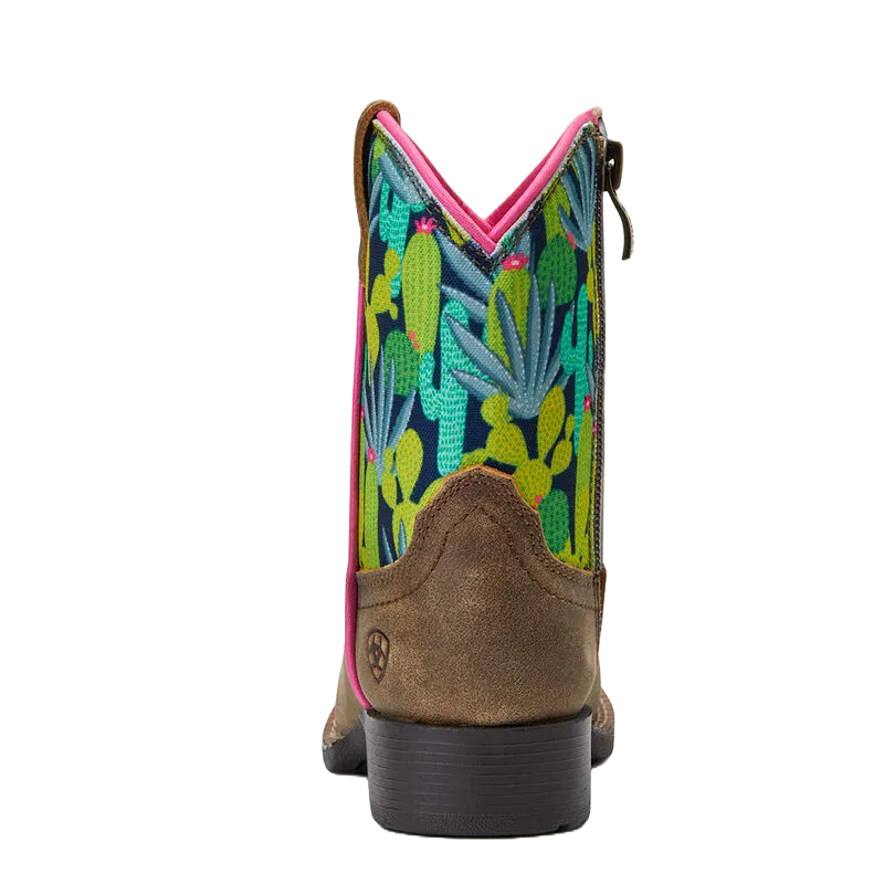 Ariat Toddler Girl's Lil' Stompers Roswell Tan Western Boots A441001408
