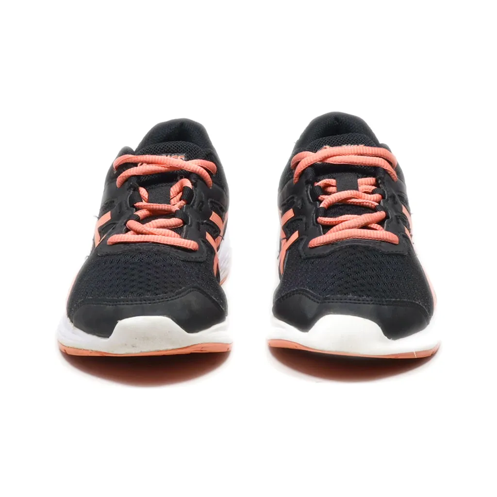 Asics Running Sport Shoes Leather Black Colour For Kids