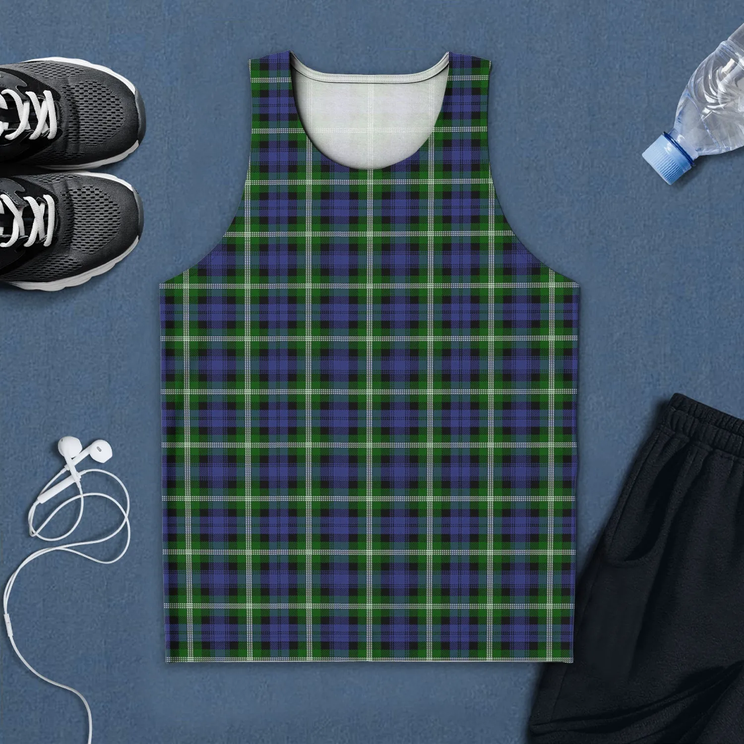 Baillie (Bailey) Tartan Mens Tank Top