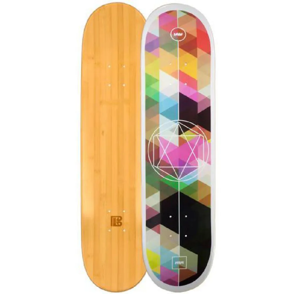 Bamboo Geometricity Graphic Skateboard