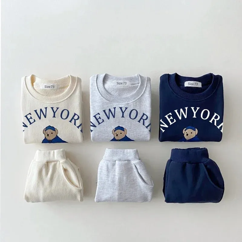 Bear Baby Clothes Set