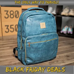 Blue Leather Commuter Bag (Black Friday Deal)