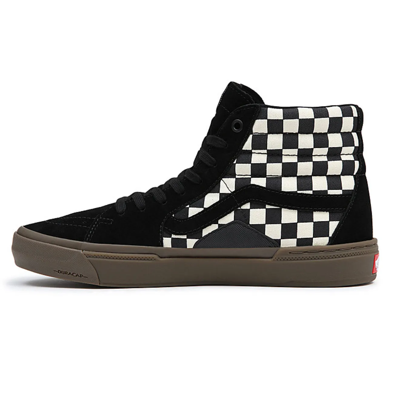 BMX SK8-HI Checkerboard Black Shoes