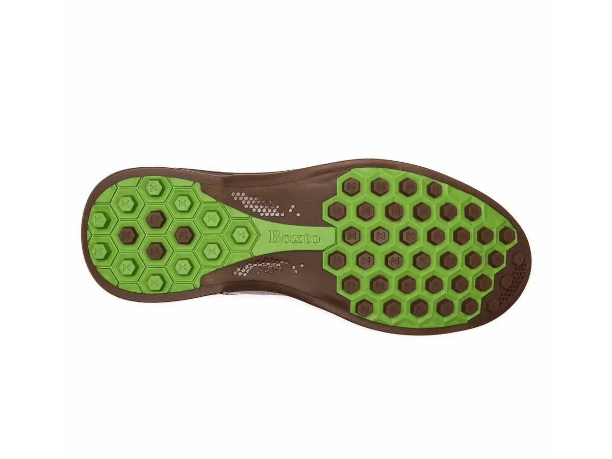 Boxto Golf Men's Legacy Love Spikeless Golf Shoes - Brown