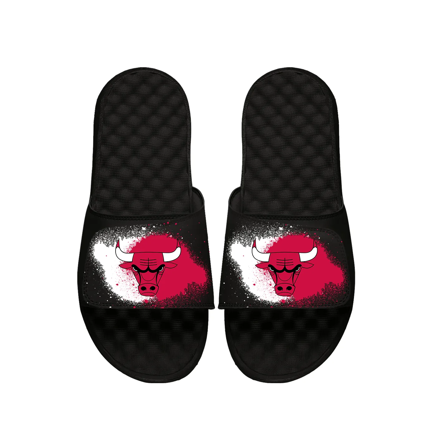 Chicago Bulls Spray Paint Slides