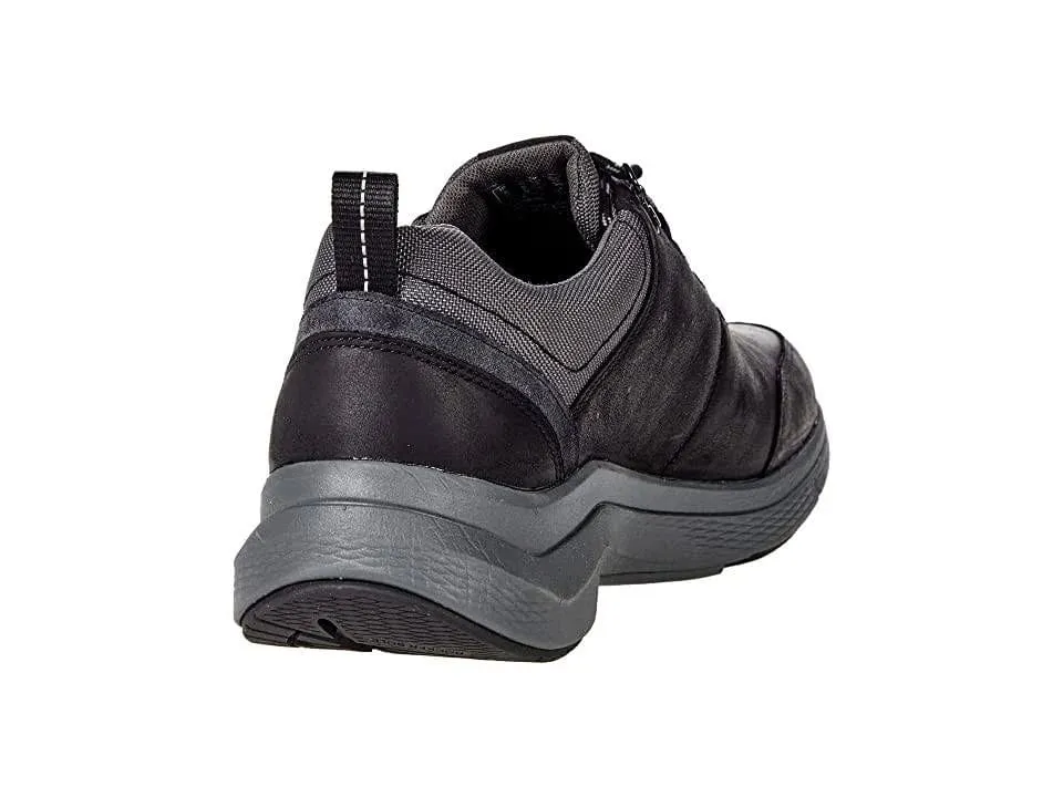 Clarks Men's Wave Tie 2.0 Loafers- Black Leather