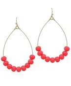 Clay Beaded Teardrop Earrings | 9 Colors