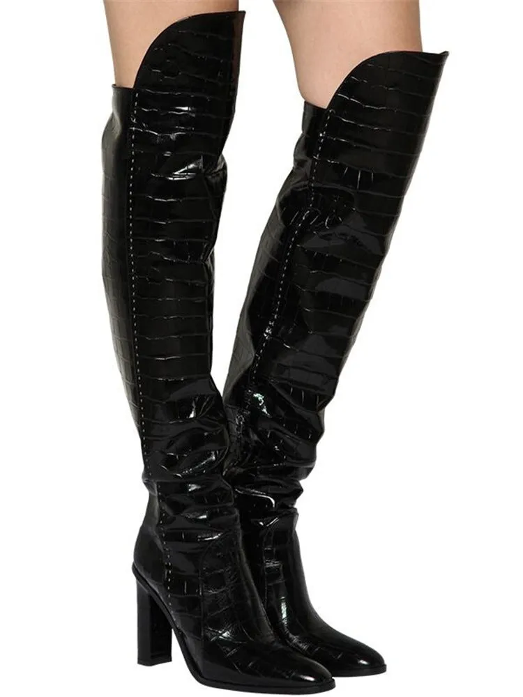Colorful Knee Boots