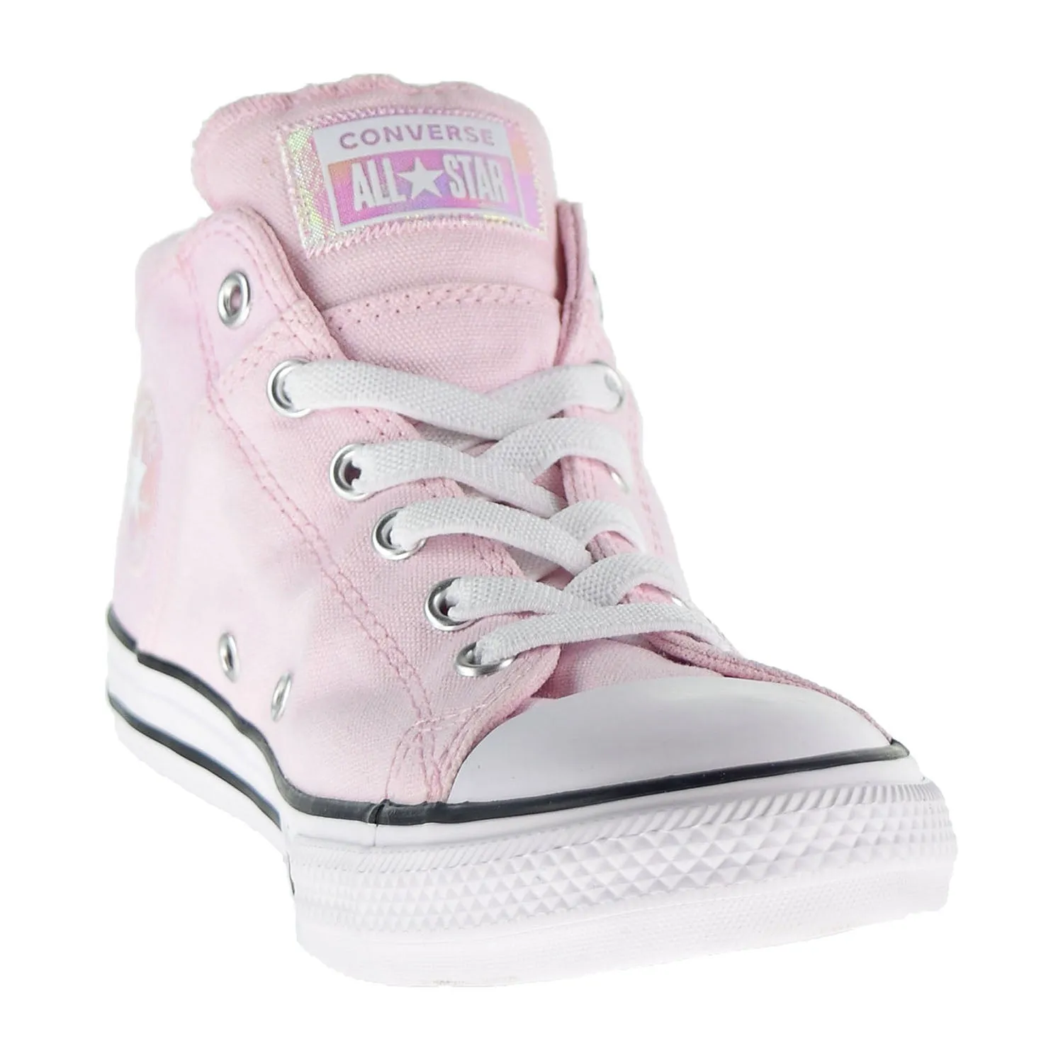 Converse Chuck Taylor All Star Madison Mid Kids' Shoes Pink Foam-Black-White