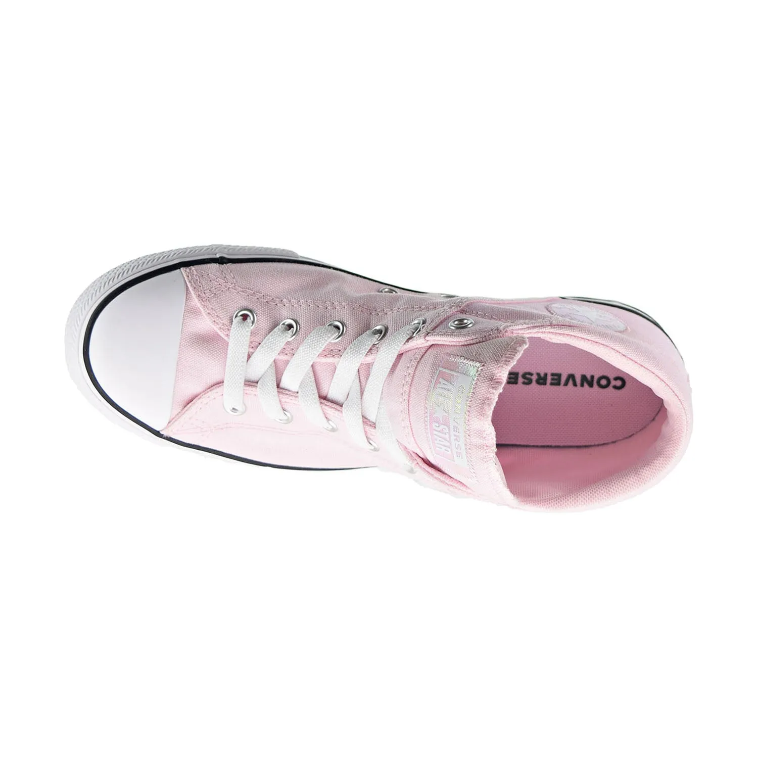 Converse Chuck Taylor All Star Madison Mid Kids' Shoes Pink Foam-Black-White
