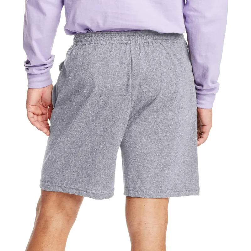 Cotton Jersey Athletic Shorts With Pockets
