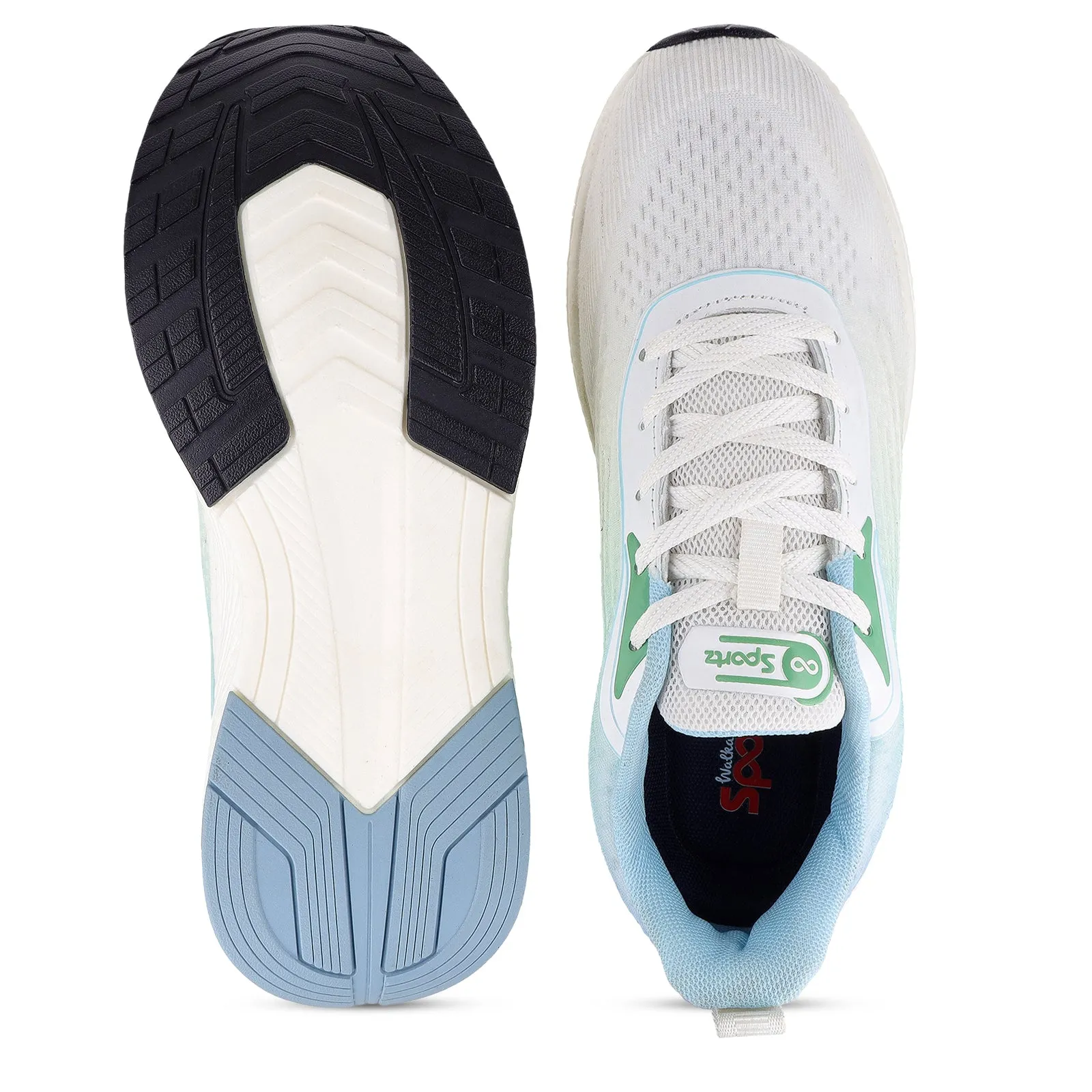 DANZO Men's Lace-up Sports Shoe - WS9147 White Sky