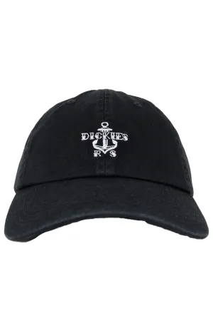 Dickies Skateboarding Flat Bill Cap - Black