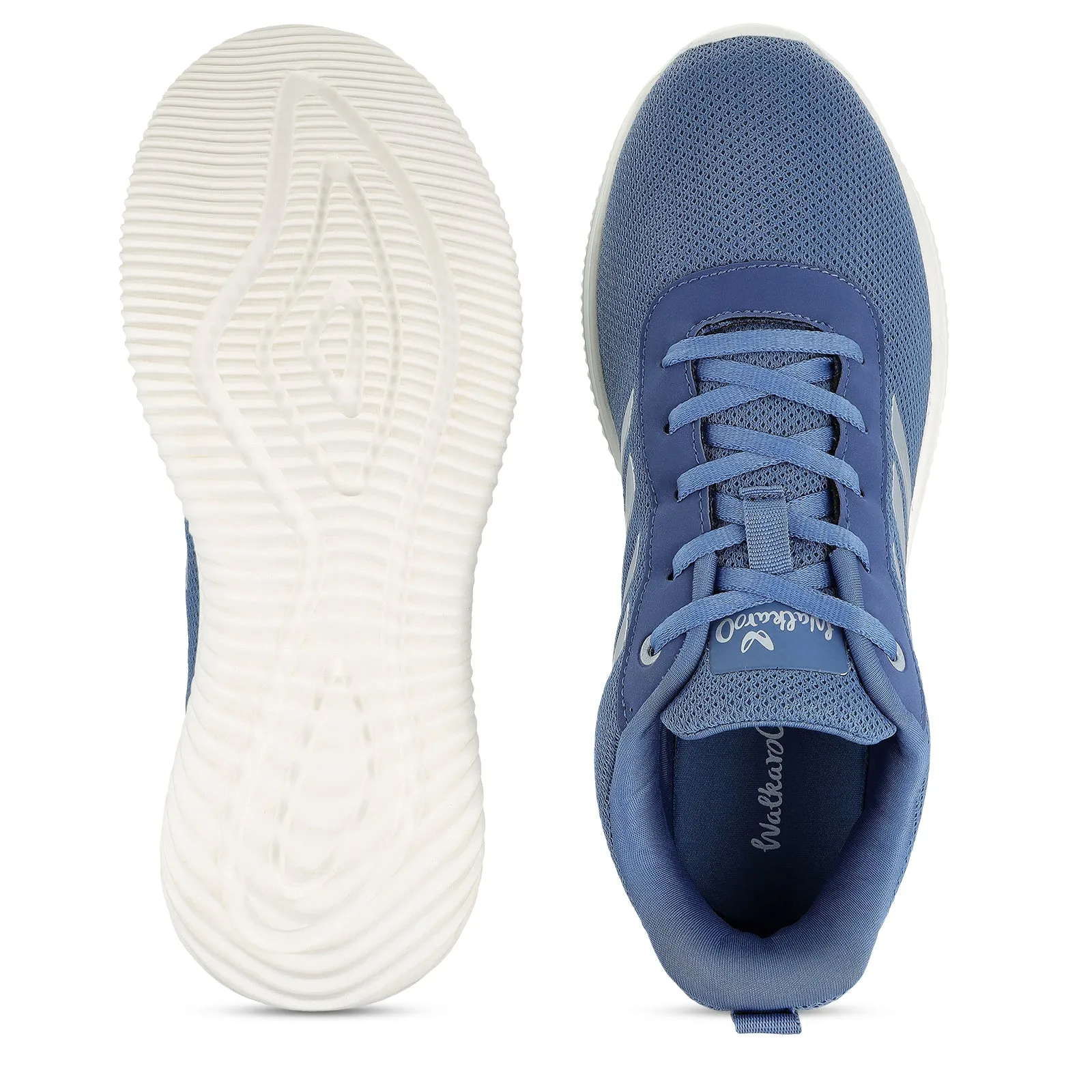 DILLI Men's Lace-up Walking Shoe - WS9558 Steel Blue