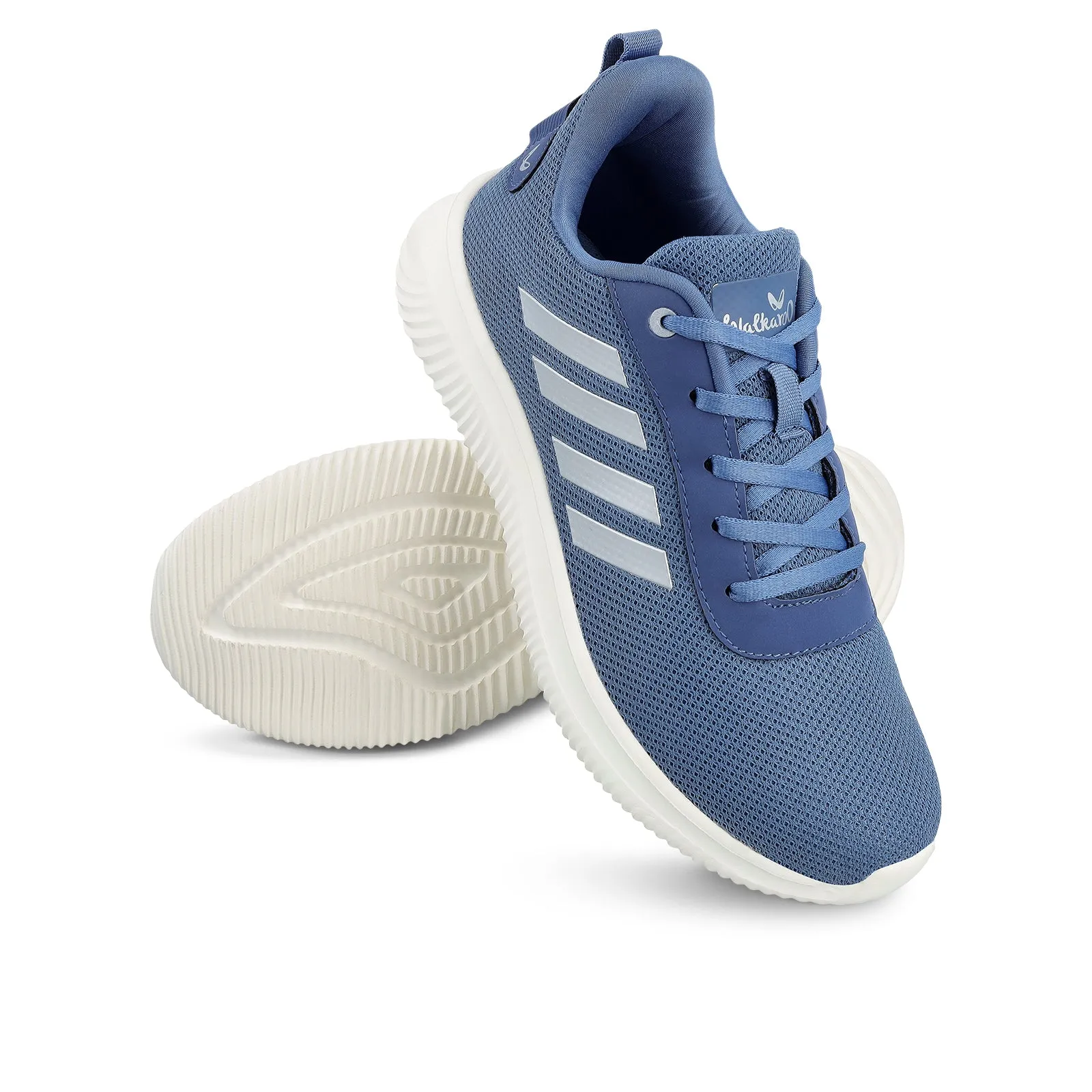 DILLI Men's Lace-up Walking Shoe - WS9558 Steel Blue
