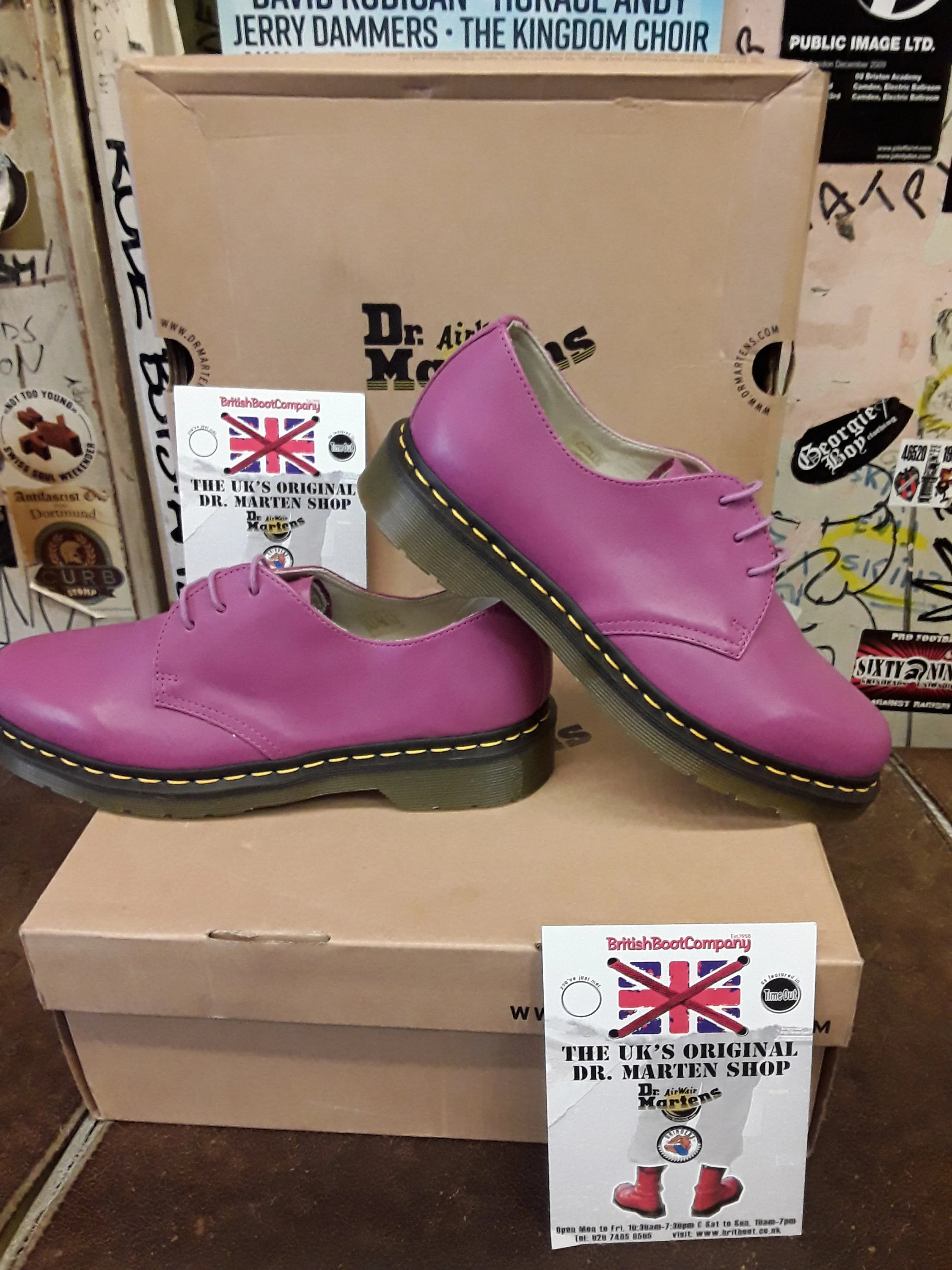 Dr Martens 1461 Soft Blackcurrant size 7