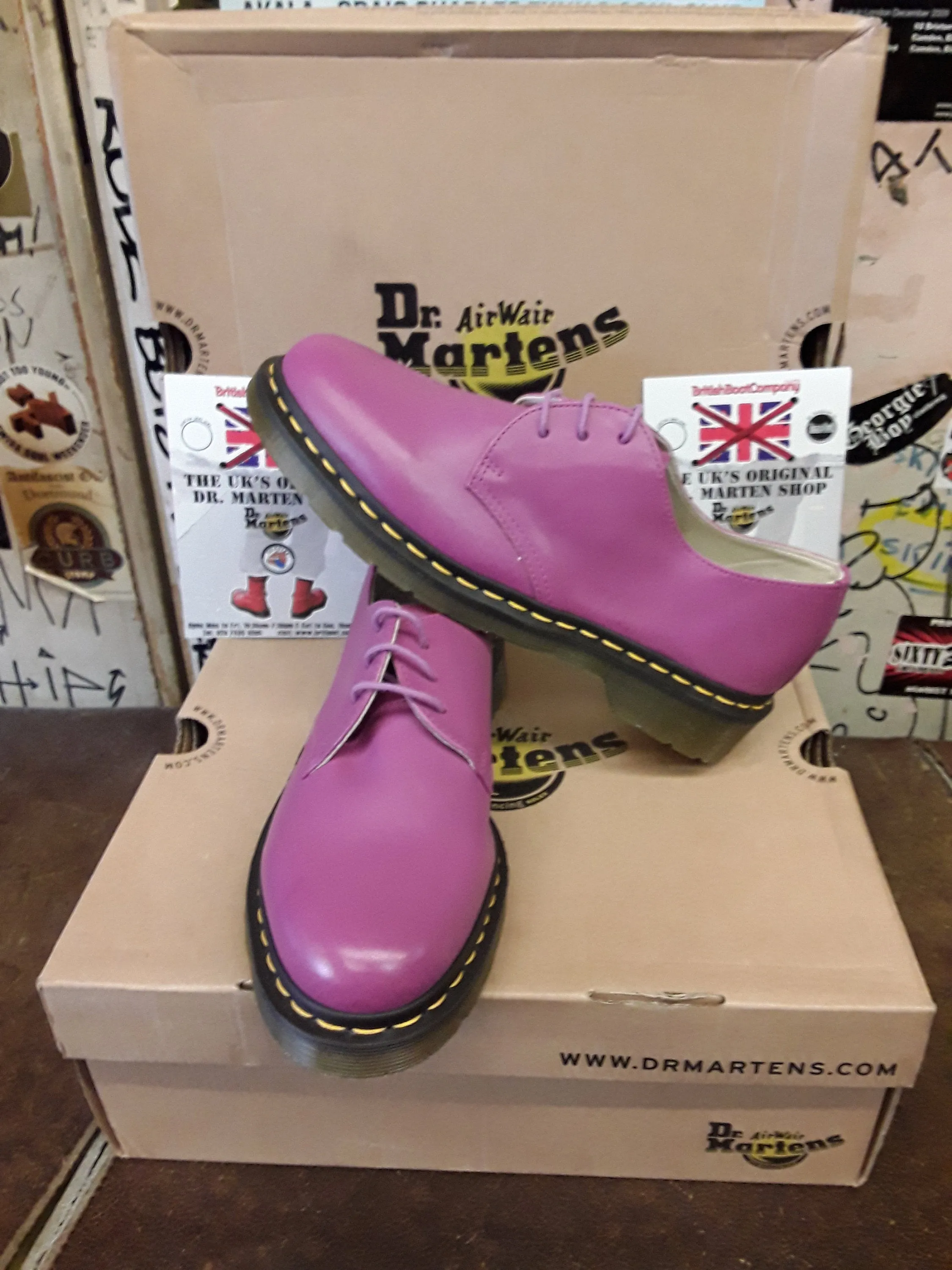 Dr Martens 1461 Soft Blackcurrant size 7