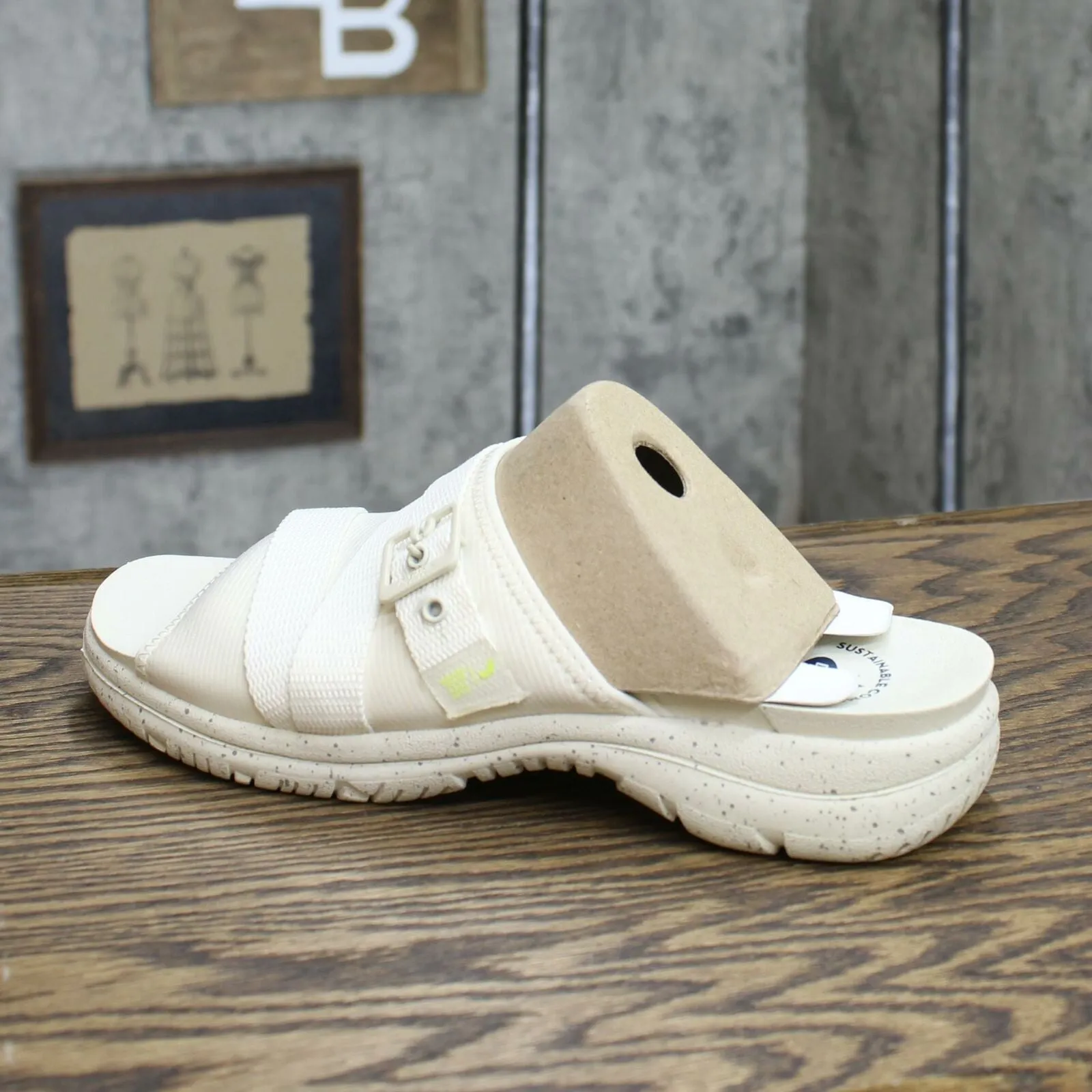 Dr. Scholls Essentials Women's Adelle Slide Sandals Tofu 9M