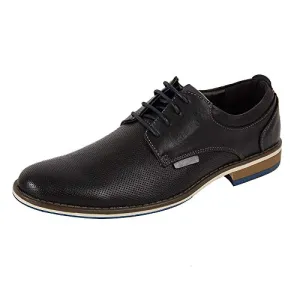 Dress Shoes for Men, Casual Leather Oxford Shoes with Lace-up Classic Formal Dress Shoes, Modern Business Walk Leather Shoes (13 M US, Black-02)