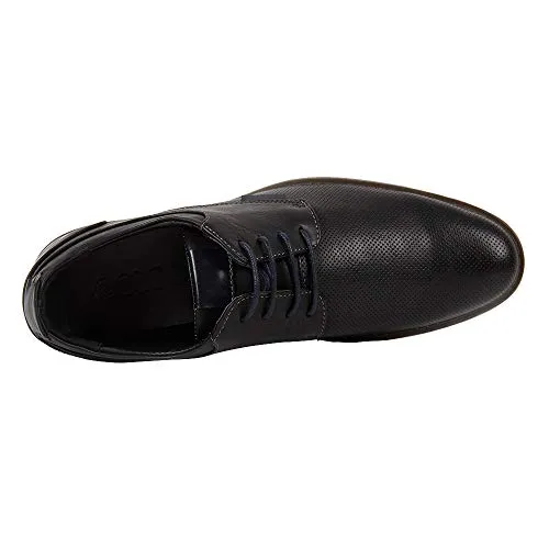 Dress Shoes for Men, Casual Leather Oxford Shoes with Lace-up Classic Formal Dress Shoes, Modern Business Walk Leather Shoes (13 M US, Black-02)