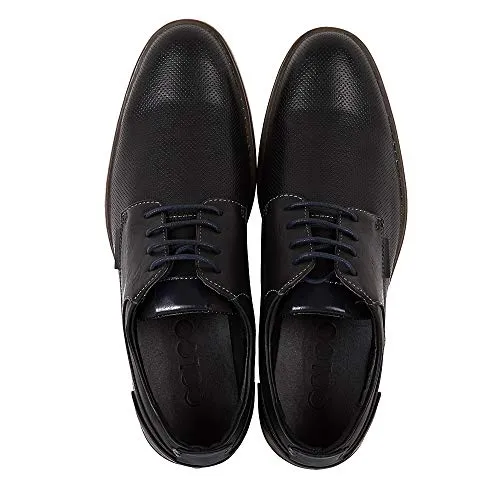 Dress Shoes for Men, Casual Leather Oxford Shoes with Lace-up Classic Formal Dress Shoes, Modern Business Walk Leather Shoes (13 M US, Black-02)