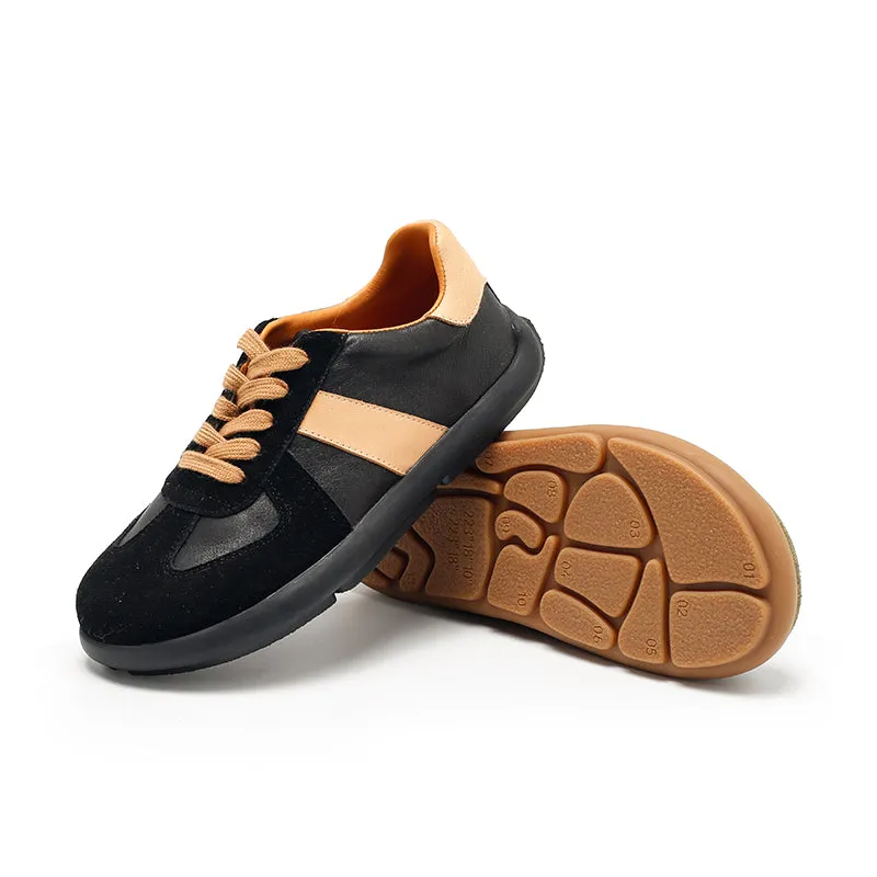 Dwarves Versatile Styles Low-Top Cowhide Sneakers for Women in Light Grey/Green/Black/Khaki