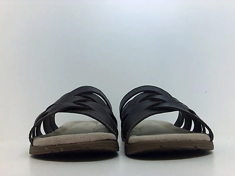 Eastland Hazel Women's Leather Slide Sandal Size 11 Wide Pair of Shoes
