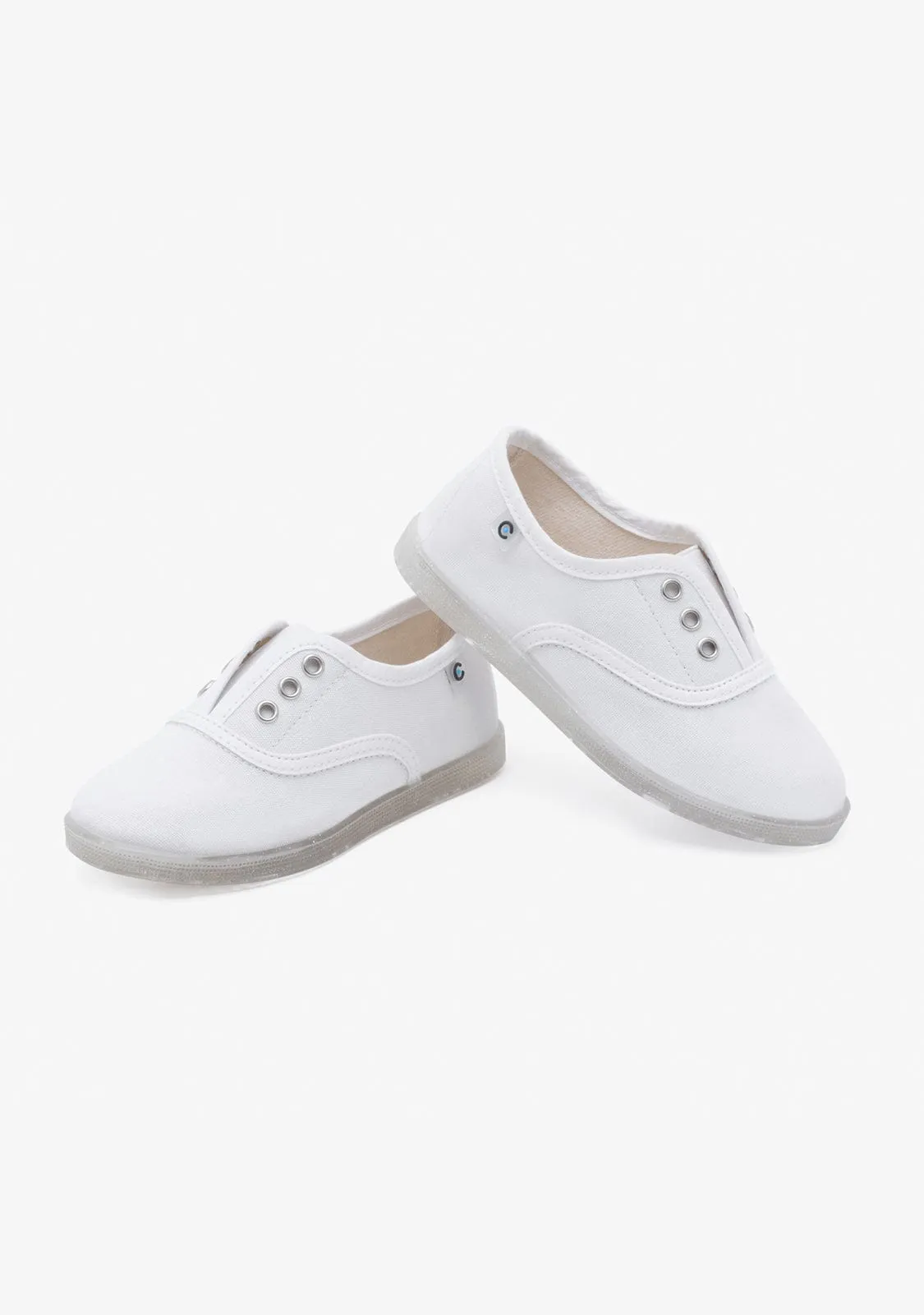 Ecologic White Plimsolls