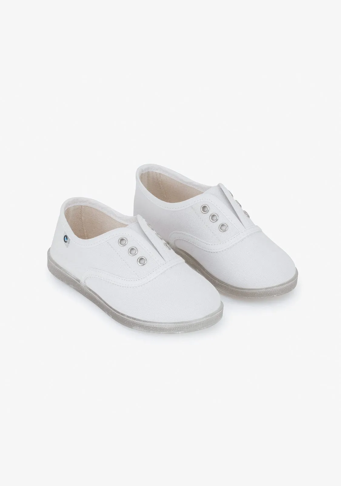 Ecologic White Plimsolls
