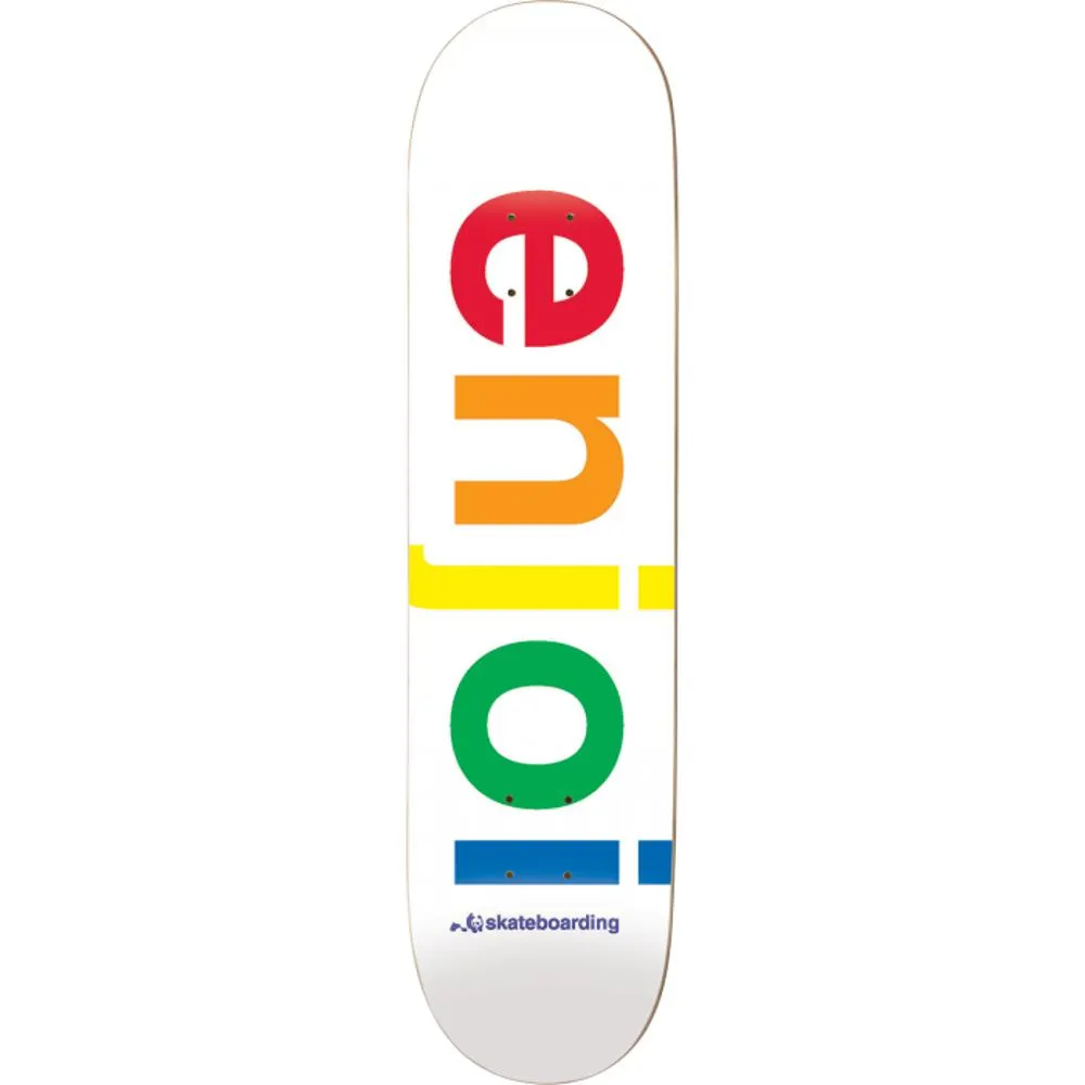 Enjoi Spectrum 9.0" White Skateboard Deck