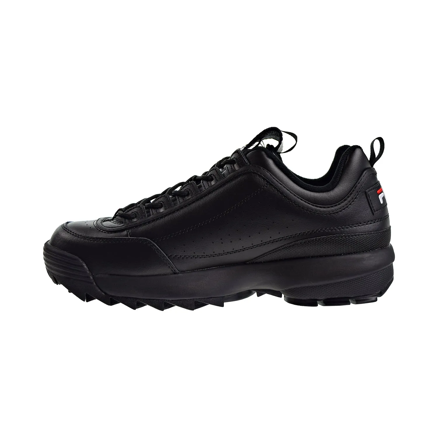 Fila Disruptor II Premium Mens Shoes Black/White/Red
