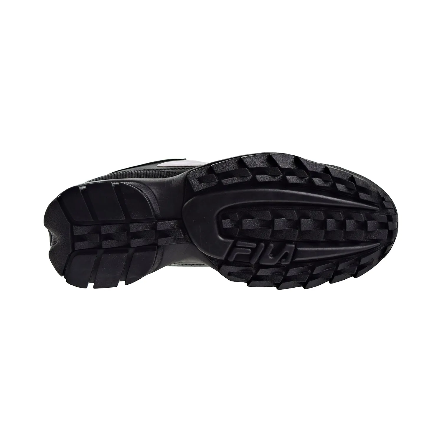 Fila Disruptor II Premium Mens Shoes Black/White/Red
