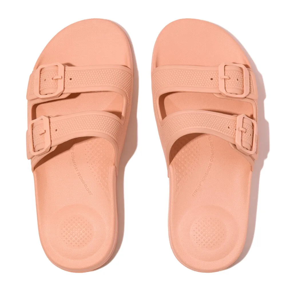 FitFlop IQUSHION Two-Bar Buckle Slides