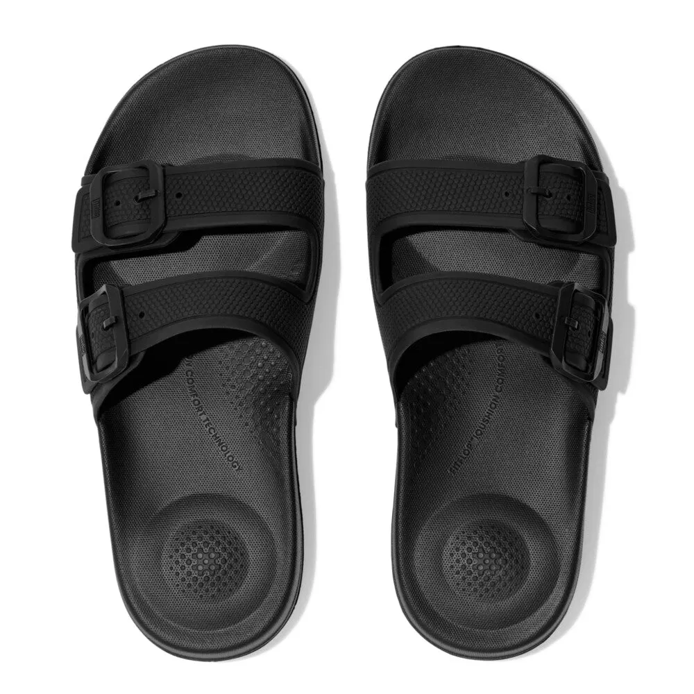 FitFlop IQUSHION Two-Bar Buckle Slides