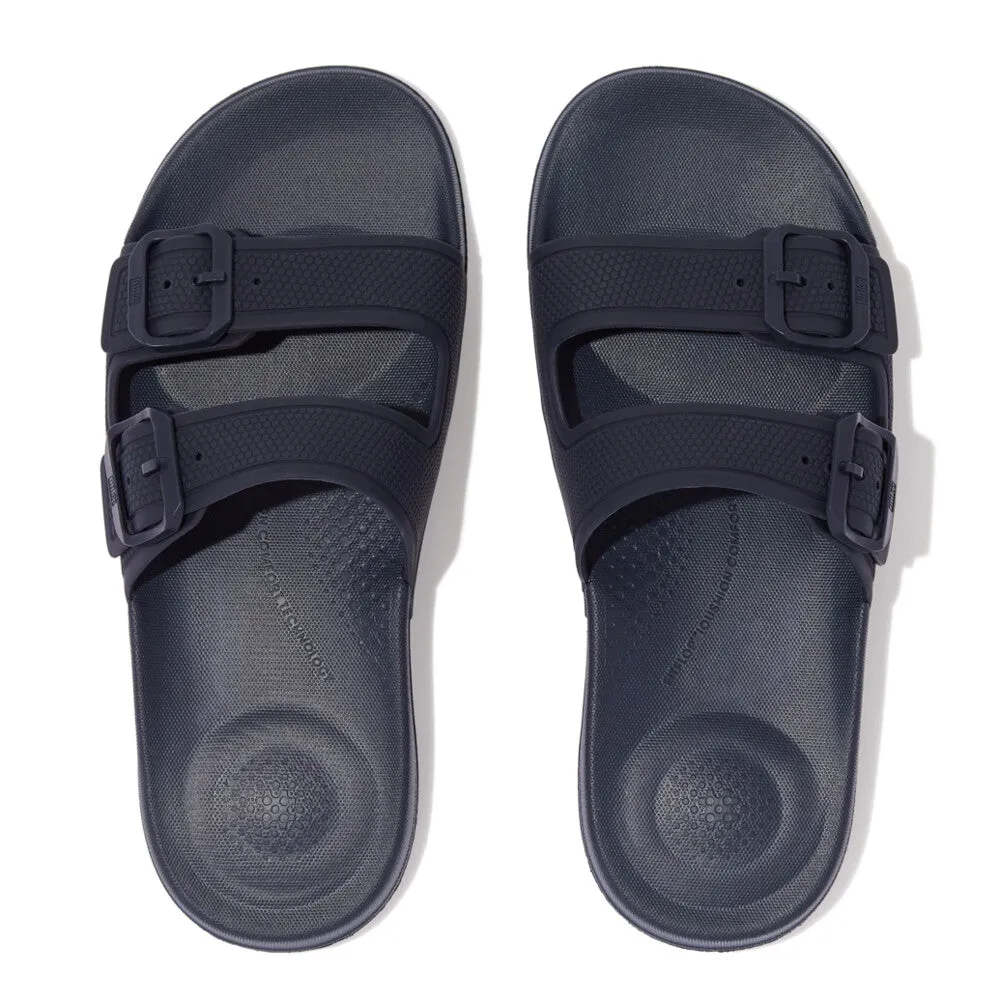 FitFlop IQUSHION Two-Bar Buckle Slides