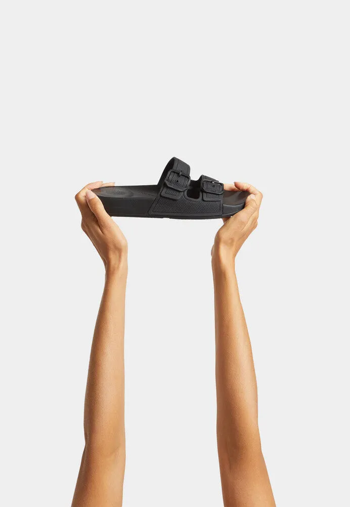 FitFlop IQUSHION Two-Bar Buckle Slides