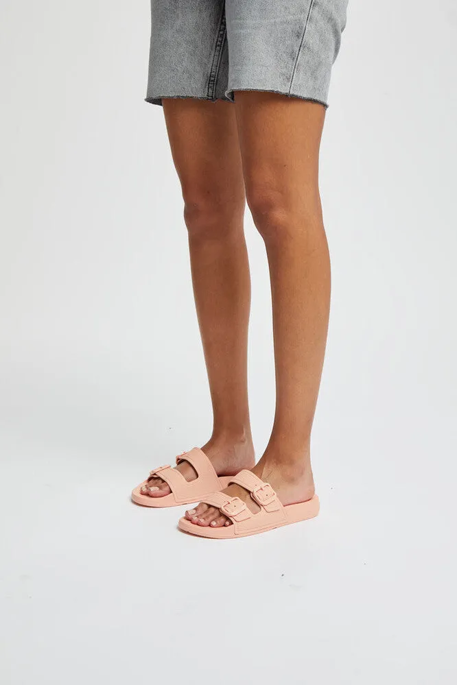 FitFlop IQUSHION Two-Bar Buckle Slides